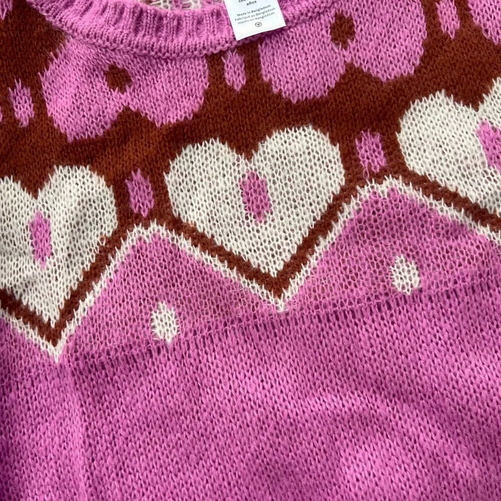 NWT - Carters - Toddler Heart Mohair-Like Sweater‎